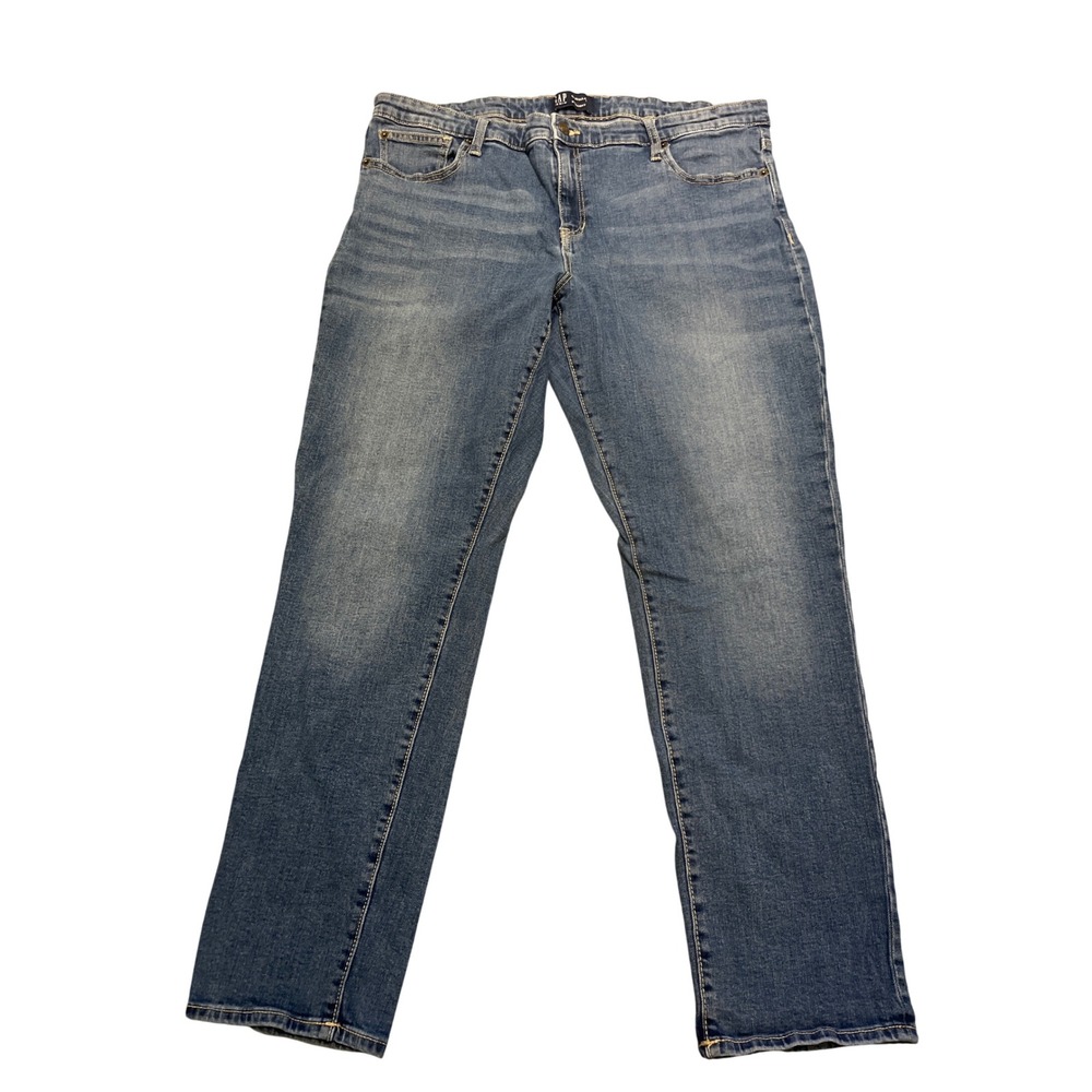 GAP Denim Straight Leg Jeans Mens 34 Blue Cotton Spandex Casual Work Pants
